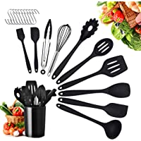 Yuning 21 uds Utensilios de Cocina de Silicona-Utensilios de Cocina de Silicona Resistentes al Calor-Herramientas…